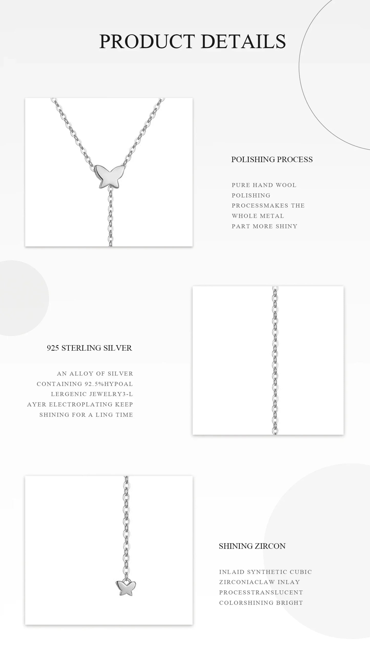 ANDYWEN 925 Sterling Silver Heart Pendant Necklace – Adjustable Snake Chain Charm for Women