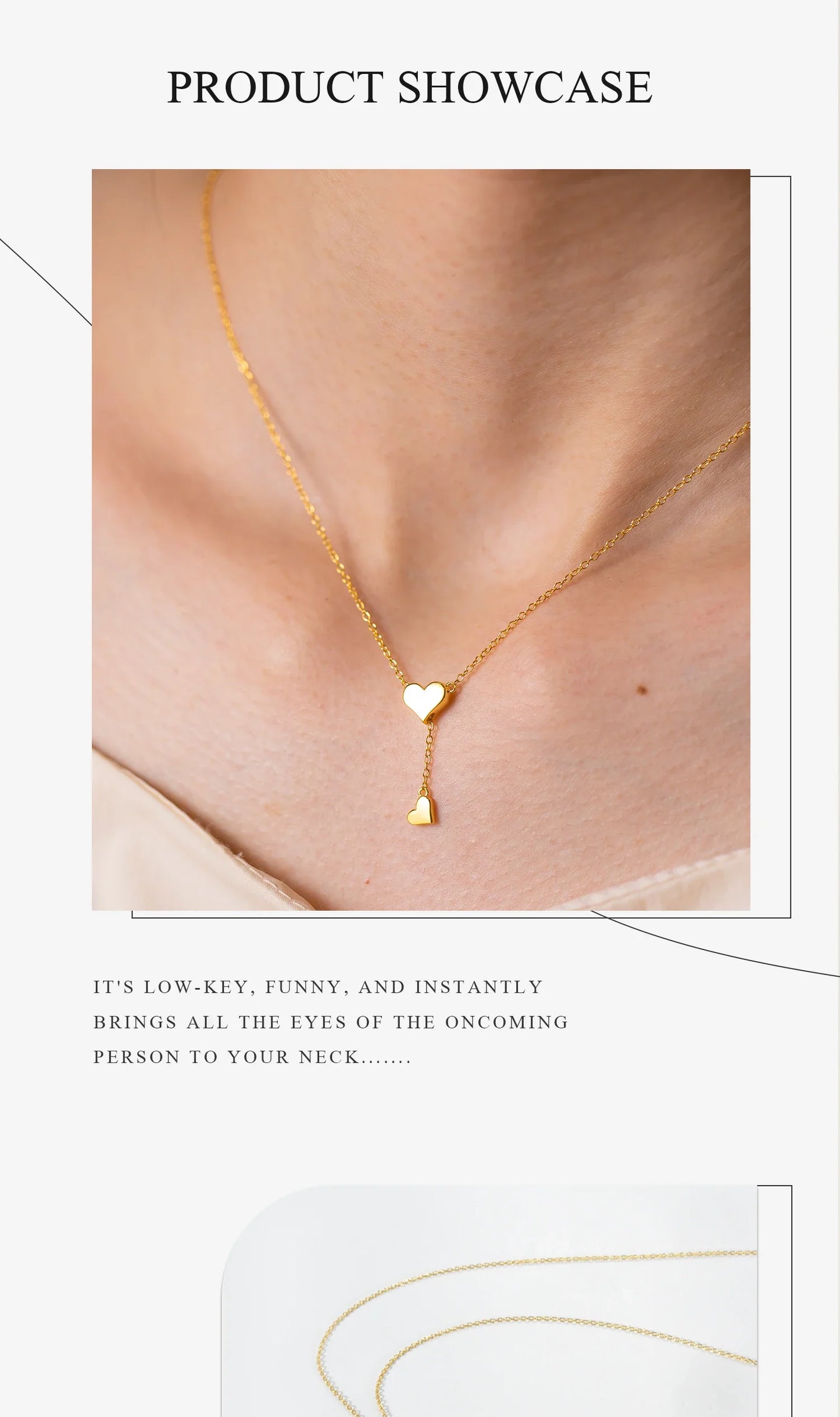 ANDYWEN 925 Sterling Silver Heart Pendant Necklace – Adjustable Snake Chain Charm for Women