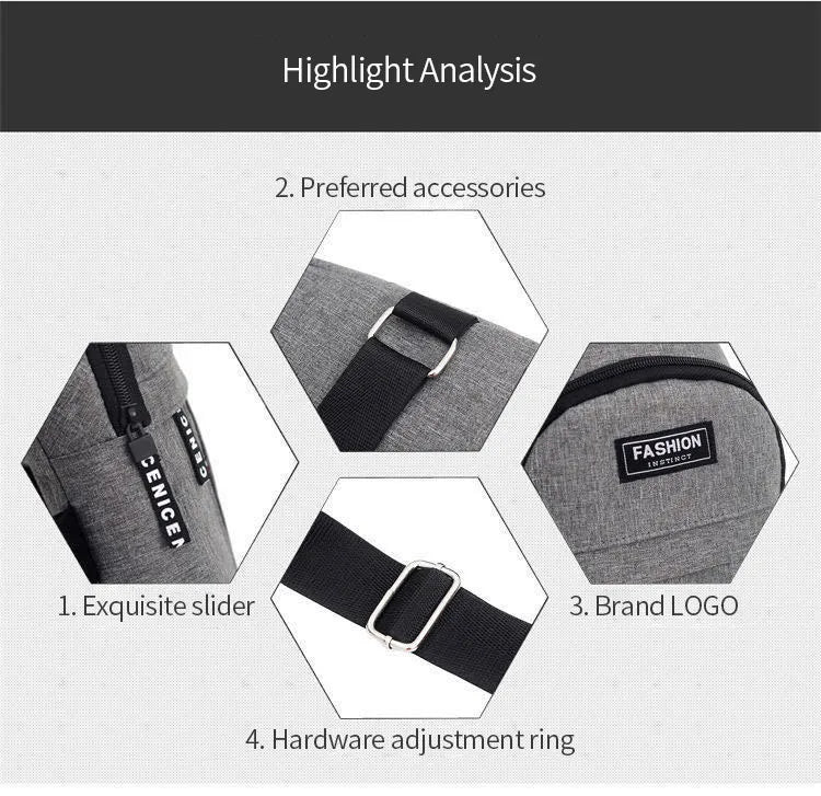 Men’s TitanTrail Waterproof Fanny Pack – Large Capacity Adjustable Waist Bag for Hiking, Running, Cycling & Travel