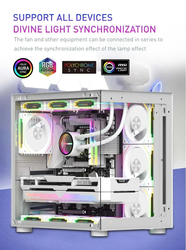 PRISM RIOT UF-2 PRO | 120mm 9-Blade ARGB Metalstorm Fan – Shred Heat, Not Riffs