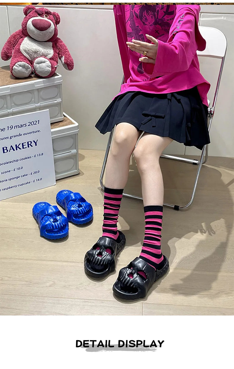 Skull Stompers – Heavy Sole EVA Punk Slides for Men & Women (Summer ‘25 Limited Chaos Edition)