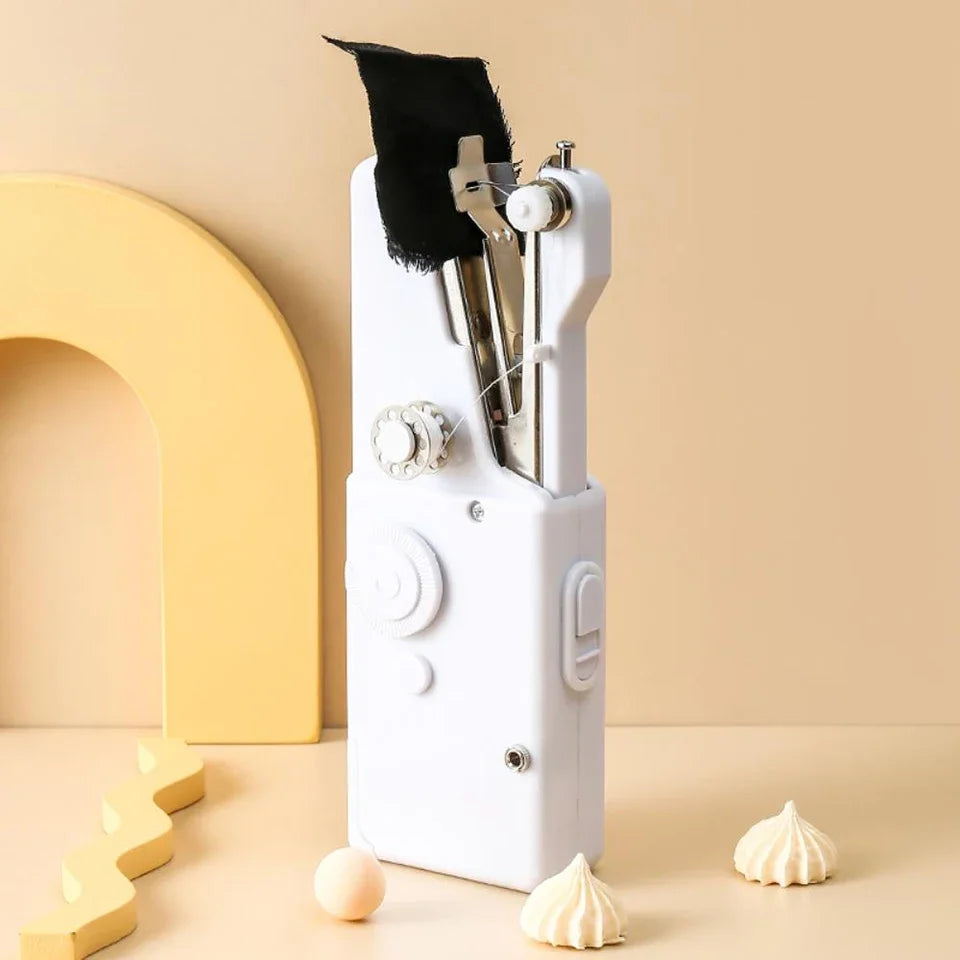 Lizard Vigilante Handheld Mini Sewing Machine – Portable Manual Stitcher for Quick Repairs, Travel & DIY Needlework