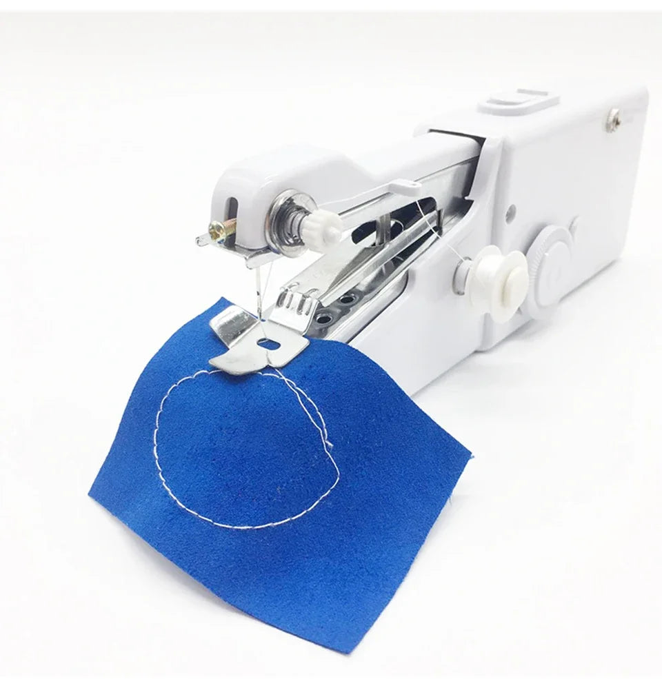 Lizard Vigilante Handheld Mini Sewing Machine – Portable Manual Stitcher for Quick Repairs, Travel & DIY Needlework