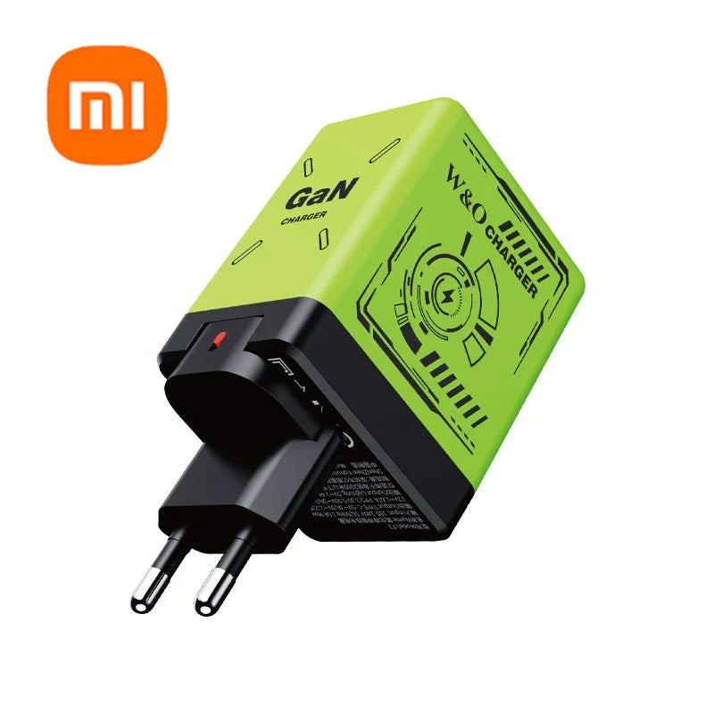 Xiaomi GaN 120W Ultra Fast Charger with Retractable Dual Type-C Cable – Holiday Power in Your Pocket