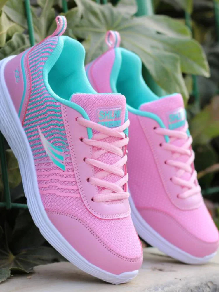 “AirStitch LX” Ultra-Light Daily Women’s Sneakers — Korean Fashion Vulcanized Flats for Spring & Autumn Comfort Travel