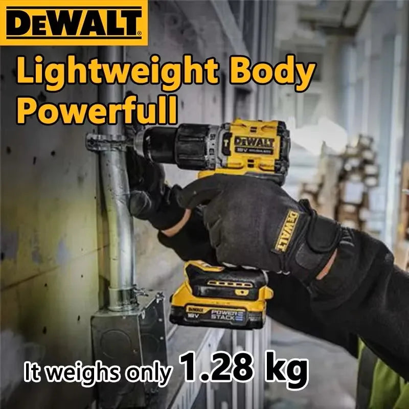 TorqueTitan DCD805 by DEWALT – 20V Brushless Compact Power Drill for Bold Builders, Everyday Heroes & Weekend Warriors