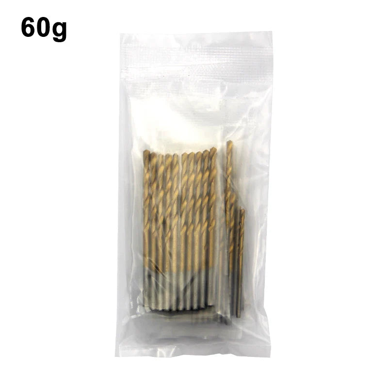 Riff Cut 50pc Titanium Micro Drill Bit Set – 1-3mm High-Speed Steel for DIY Wood & Soft Metal Precision Jobs