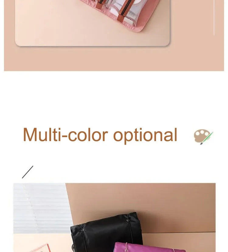 Bag of Holding: Ultra-Clever Travel Cosmetic Case for Women | Zippered Makeup & Toiletry Vault for Organized Queens