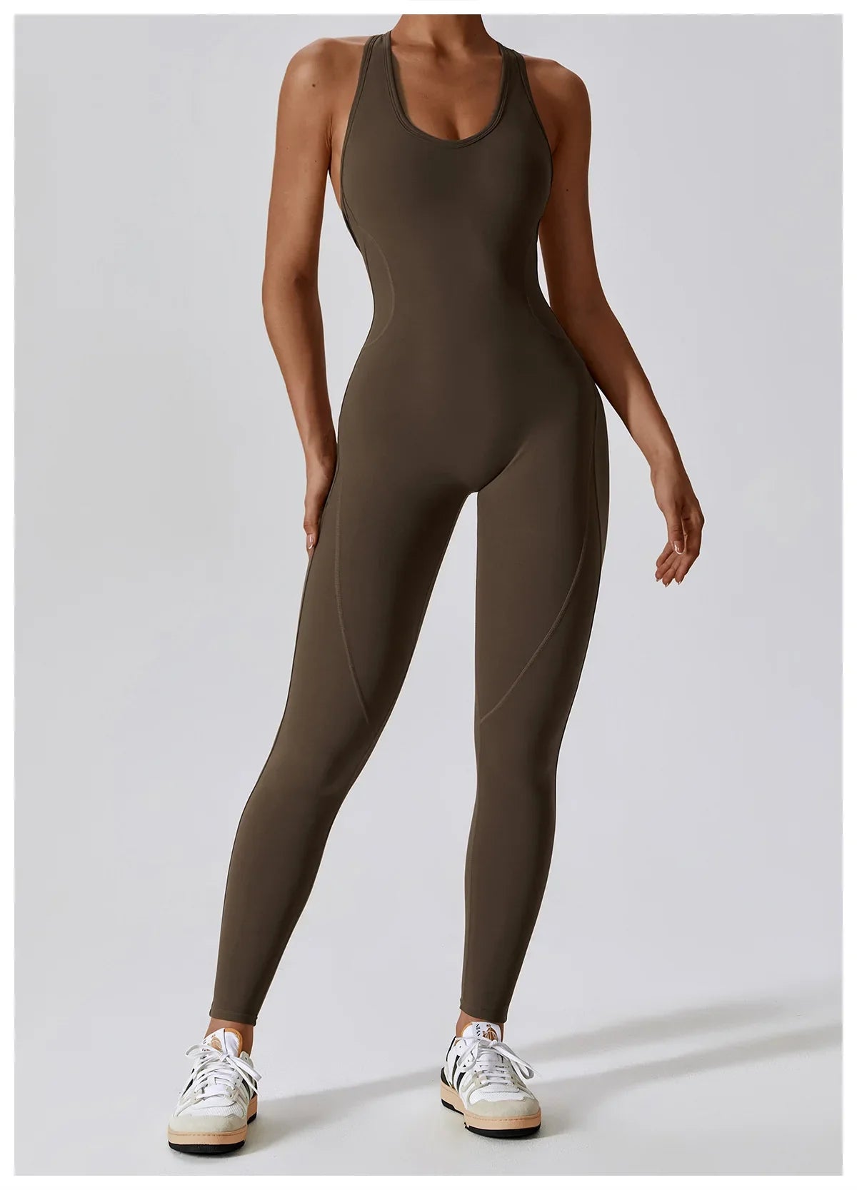 Seamless Yoga Jumpsuit - All-in-One Workout Outfit for Women