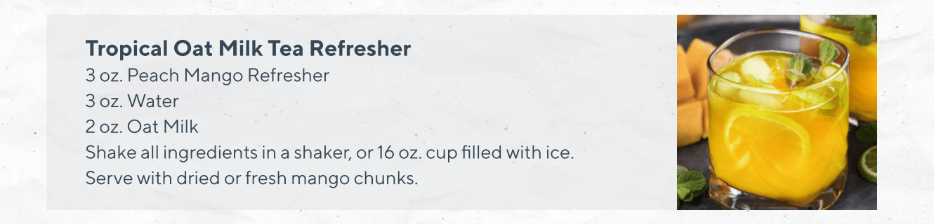 Dr. Smoothie Peach Mango Refreshers