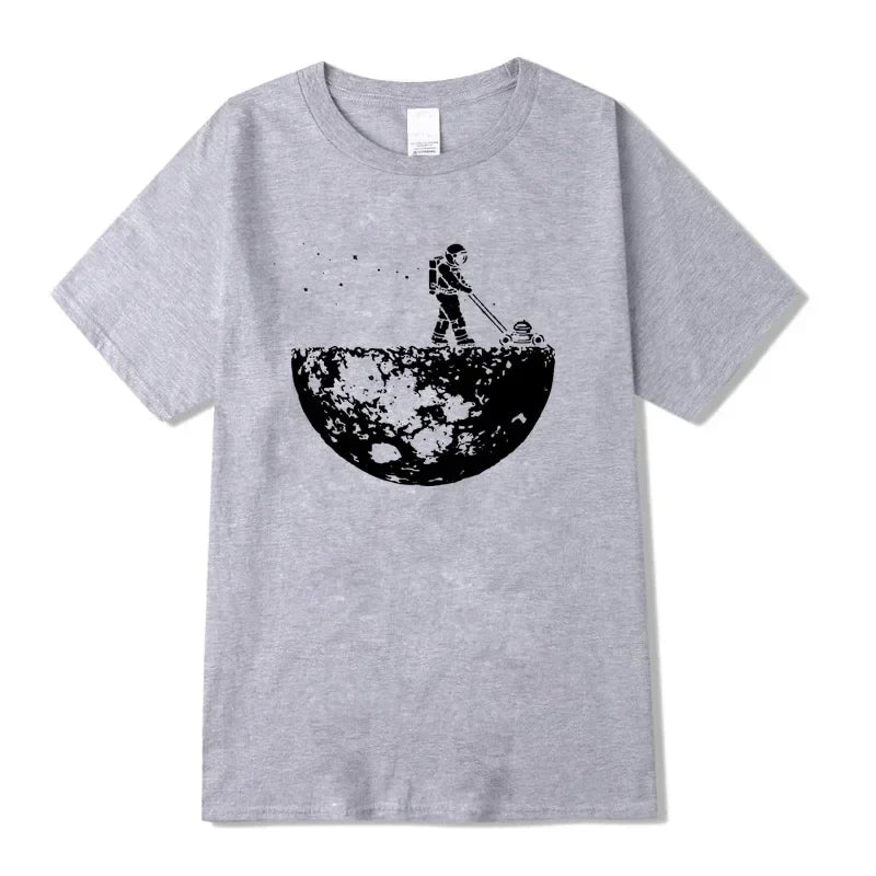 Lunar Cleaner Cotton Graphic Tee For Men – High Quality Casual Hip Hop O-Neck Summer T-Shirt