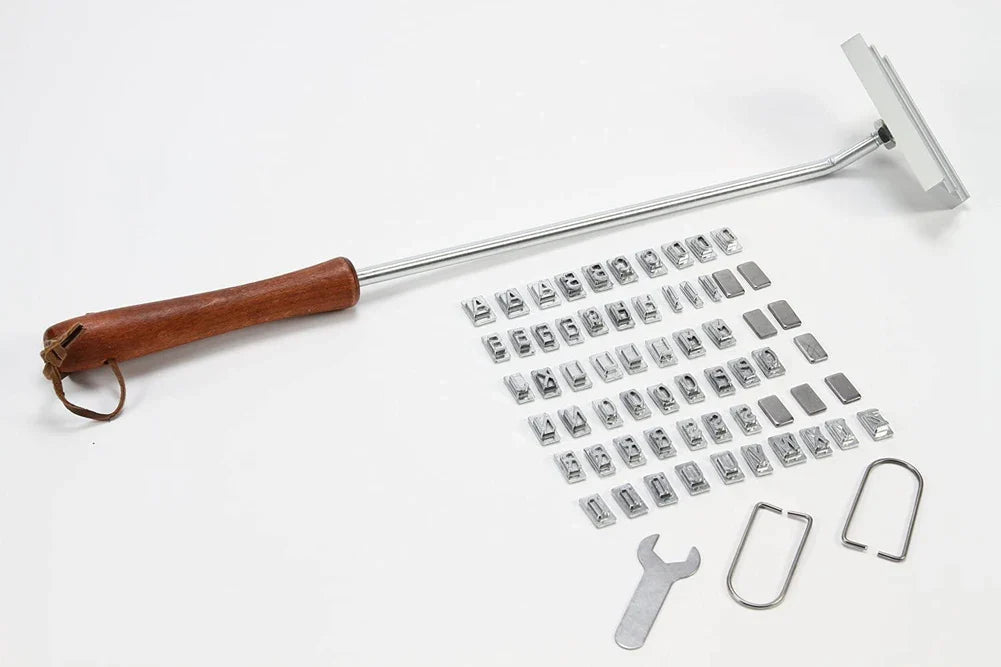 C3 Heavy-Duty BBQ Branding Iron with 55 Customizable Letters – Pro-Grade Meat Marking Tool for Steaks, Grilling, & Outdoor Events (Aluminum Alloy, Heat-Resistant, No Coating)
