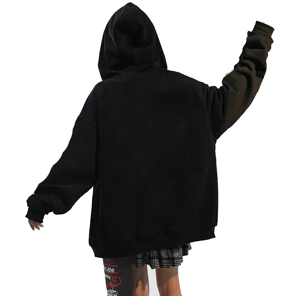 Tokio Hotel Hoodie – Unisex Harajuku Zip Up Jacket, Oversized Streetwear Sweatshirt, Fashionable Long Sleeve Zipper Hoodie for Men & Women