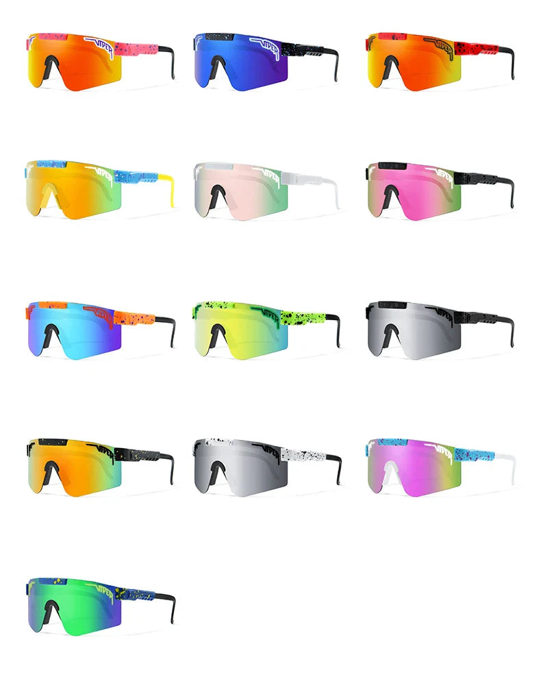Pit Viper HyperVibe UV400 Cycling Glasses  — Outdoor MTB Sports Goggles for Men & Women