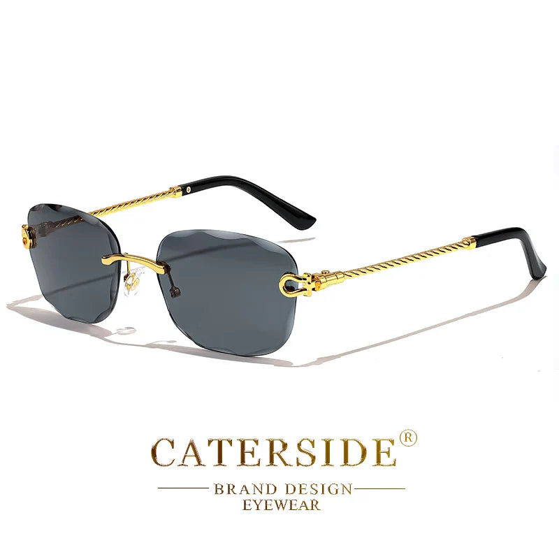 Rimcutter Royale Caterside Retro Gradient Sunglasses – Blade Lens Street Icon Shades