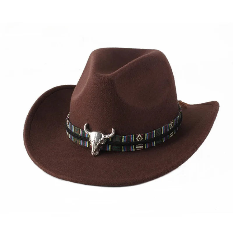 Outlaw Mirage – Cow Print Western Jazz Hat for Wild Rodeos & Neon Rodeo Raves  Product Descripti