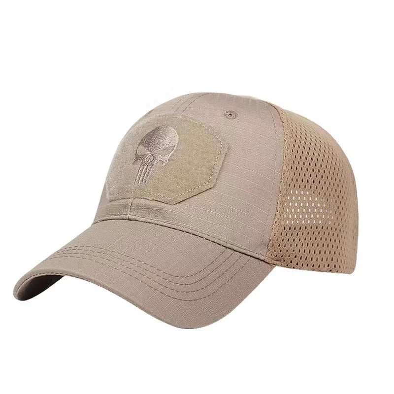 Skull Recon Tactical Camo Mesh Cap