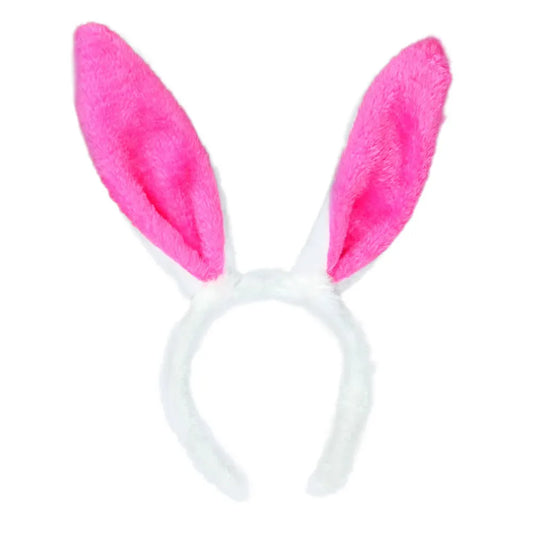 FluffPop Bunny Band – Soft Plush Rabbit Ear Headband for Women & Girls (Cosplay, Parties, Easter Fun!)