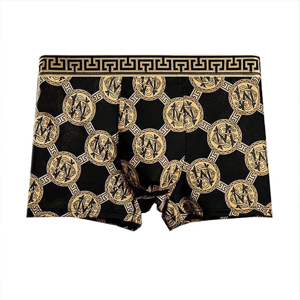 Vigilante Vice 4-Pack – Black Gold Rebel Fit Boxer Briefs for Men Who Don’t Flinch