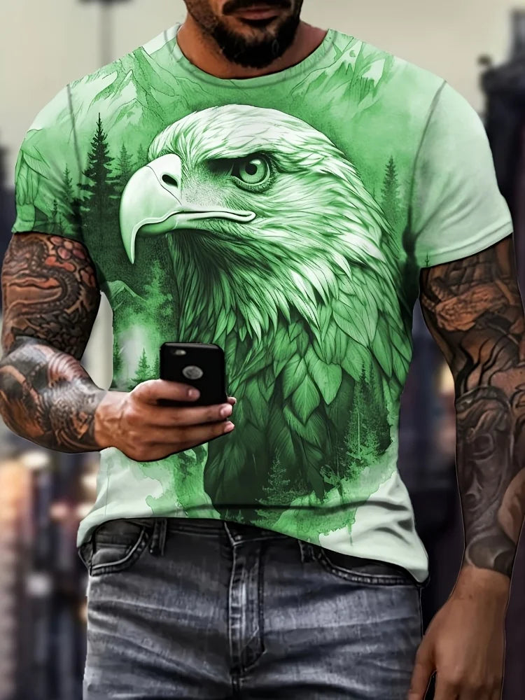 FREEDOM TALON // 3D Screaming Eagle Tee – Summer Casual Patriot Grind Edition
