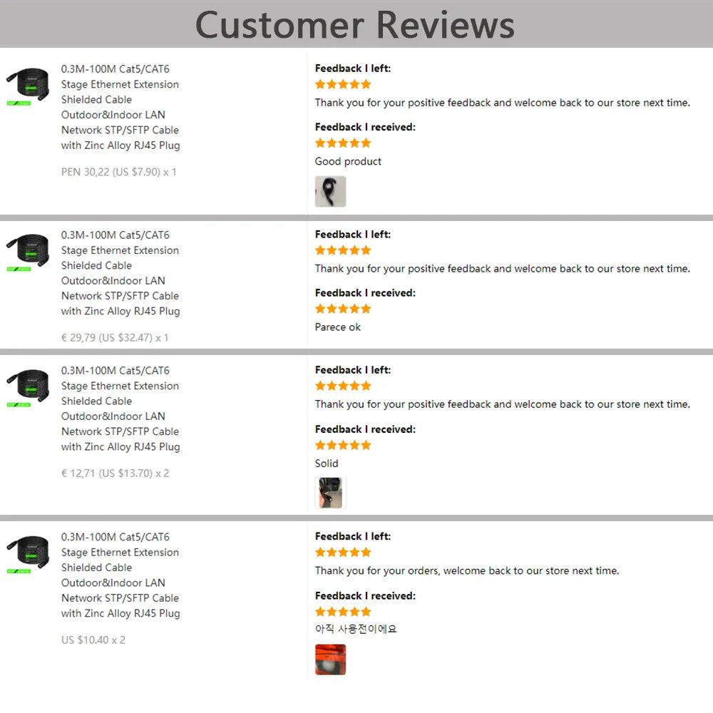 "Cable to the Grave" Ultra Shielded Cat5/Cat6 LAN Line – 0.3M-100M Stage-Ready STP/SFTP Ethernet Cable with Zinc Armor Ends