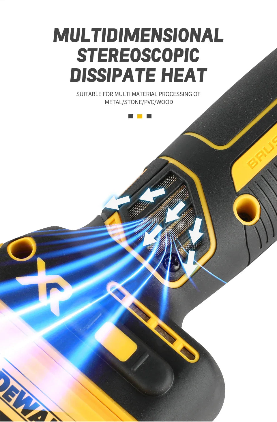 DEWALT DCF880/DCG405FN ProX Combo Kit – Cordless Impact Wrench, Angle Grinder & Drill Set with DWBAG | Brushless Power for Precision Trades