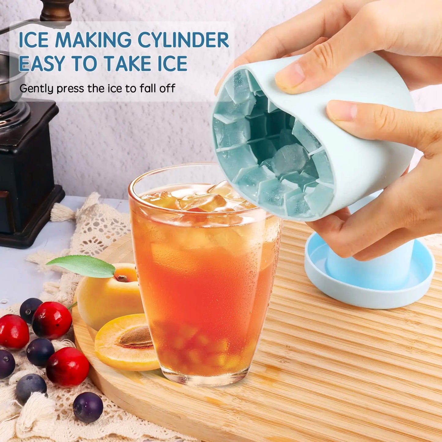 "Skull-Chillin’ Bullet Bucket" – Silicone Ice Cube Reactor for Whiskey, Cocktails, and Summer Mayhem