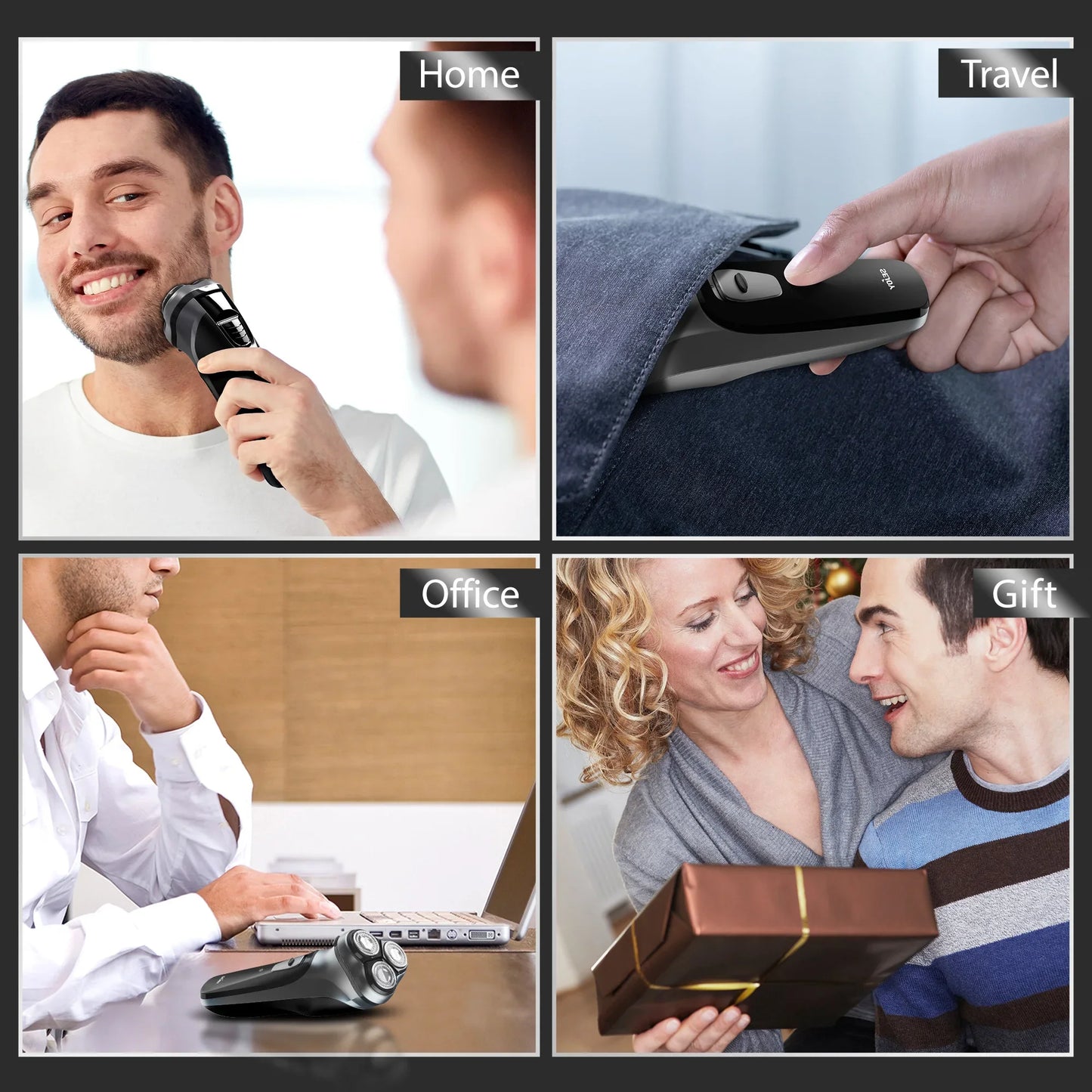 Sejoy VortexCut – 3D Smart Electric Shaver & Beard Tamer for the Clean-Shaven Legend