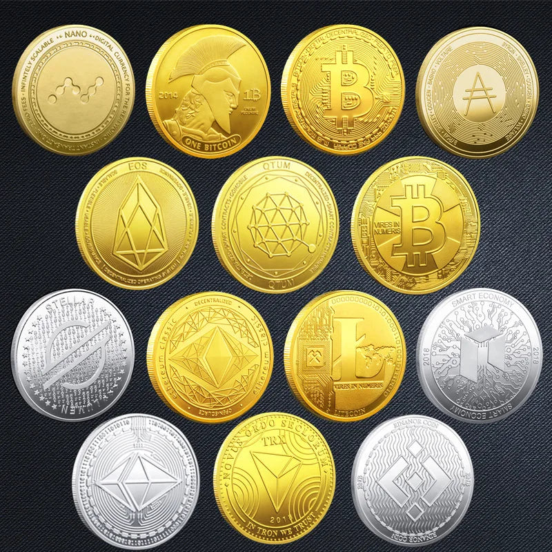 Deadcoin Metal Set – Plated Crypto Relics from the Blockchain Afterlife