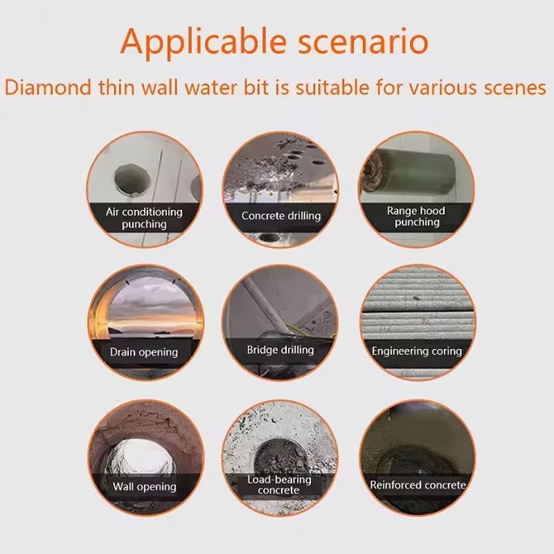 Concrete Killer 395 – Lizard Vigilante Diamond Core Drill Bit for Reinforced Concrete (25–200mm) | Aircon Wall Puncher from Hell