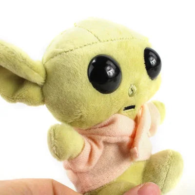 💀 Grogu’s Rebel Keychain Rager – 11cm Baby Yoda Plush Punk Charm | Star Wars Mini Stuffed Backpack Buddy | Soft AF Collectible Chaos