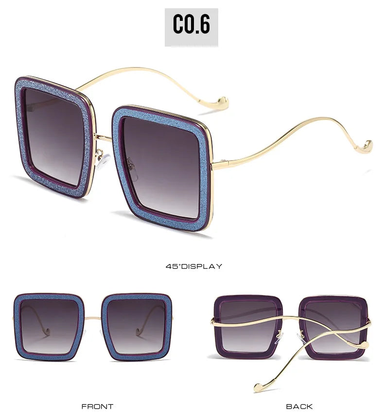 Glitter Vortex Shades – Rockstar Ice-Out Sunglasses for Unapologetic Legends