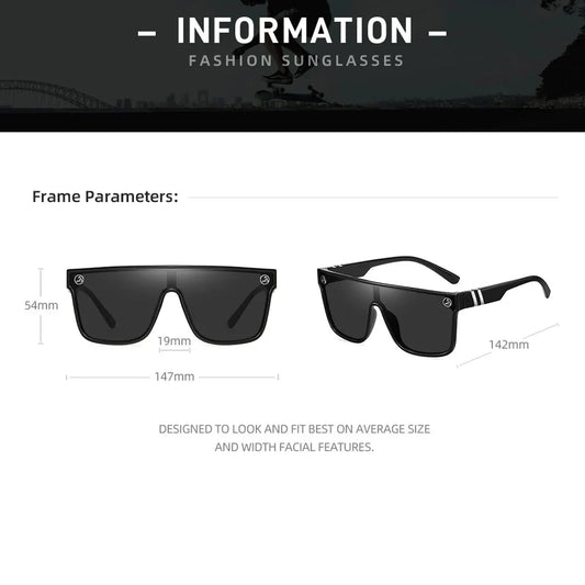 UV400 Square Sport Sunglasses – Hardcore Outdoor Rock Eyewear