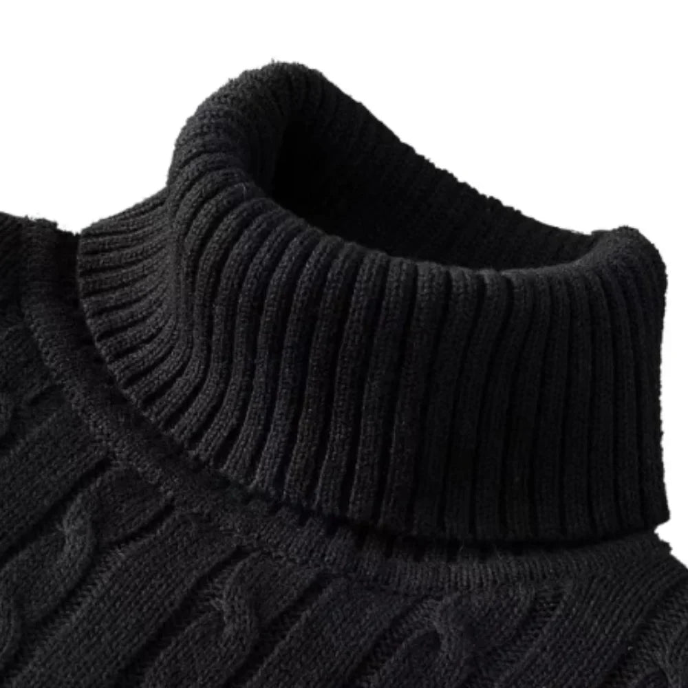 Winter Rebellion Men’s Turtleneck Sweater – King Billion High Neck Pullover