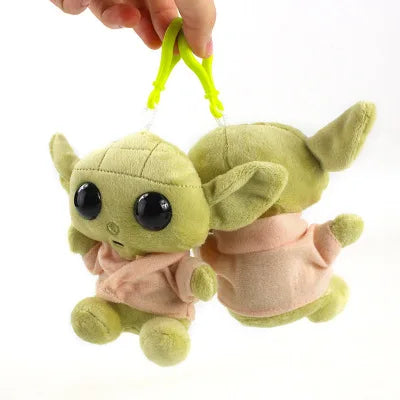 💀 Grogu’s Rebel Keychain Rager – 11cm Baby Yoda Plush Punk Charm | Star Wars Mini Stuffed Backpack Buddy | Soft AF Collectible Chaos