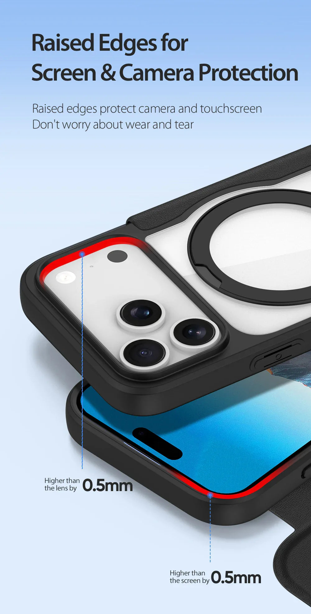 DUX DUCIS Armored MagSafe iPhone 17 Pro Max Case — Military-Grade Magnetic Stand Fortress