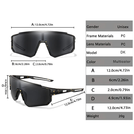 Mini Riot Riders UV400 – Kids’ Hardcore MTB Baseball Sunglasses