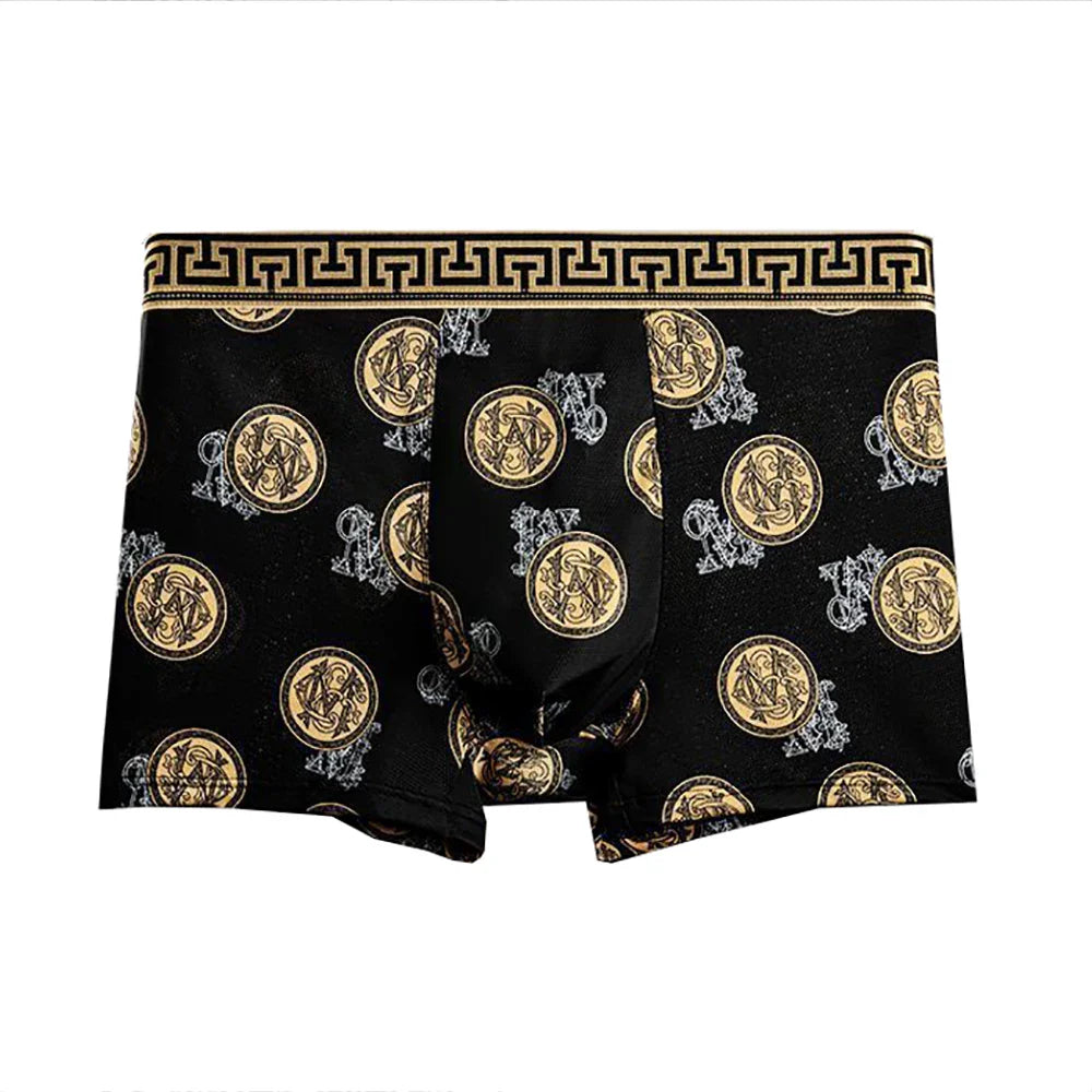 Vigilante Vice 4-Pack – Black Gold Rebel Fit Boxer Briefs for Men Who Don’t Flinch