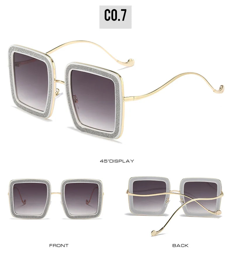 Glitter Vortex Shades – Rockstar Ice-Out Sunglasses for Unapologetic Legends