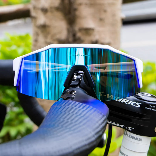 Purple Afterburn Y2K Street-Racer Sunglasses – UV400 Shield for Cyclists, Gamers, Rebels & Headliners