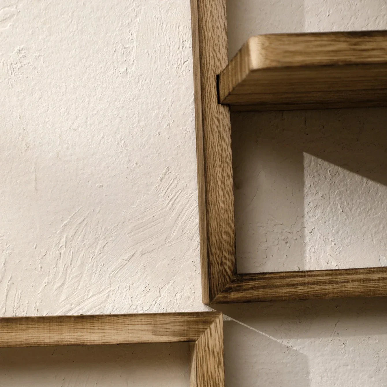 “Wall of Riffs” Industrial-Grade Wooden Hanging Shelf – Post-Modern Display Rack for Loud Lives & Louder Walls