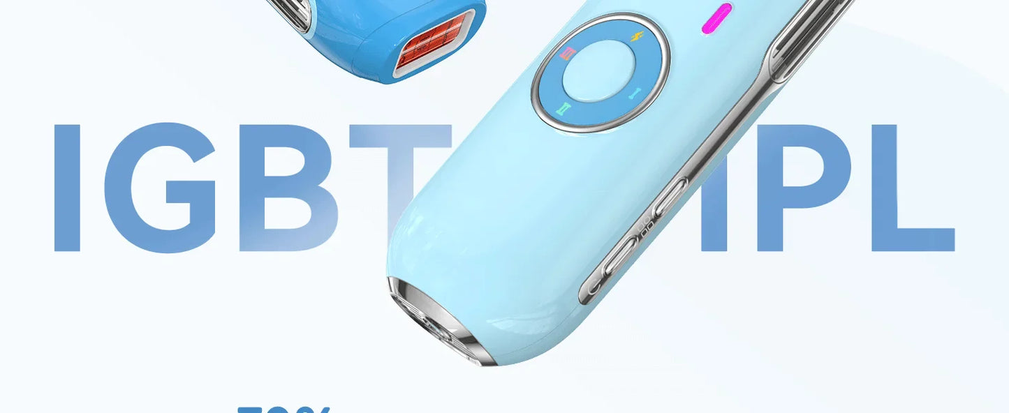 FlashQueen 5.2 – Unlimited IPL Laser Hair Removal Device with 22J Power & Lightning-Fast 0.8s Flashes for Face, Bikini & Body