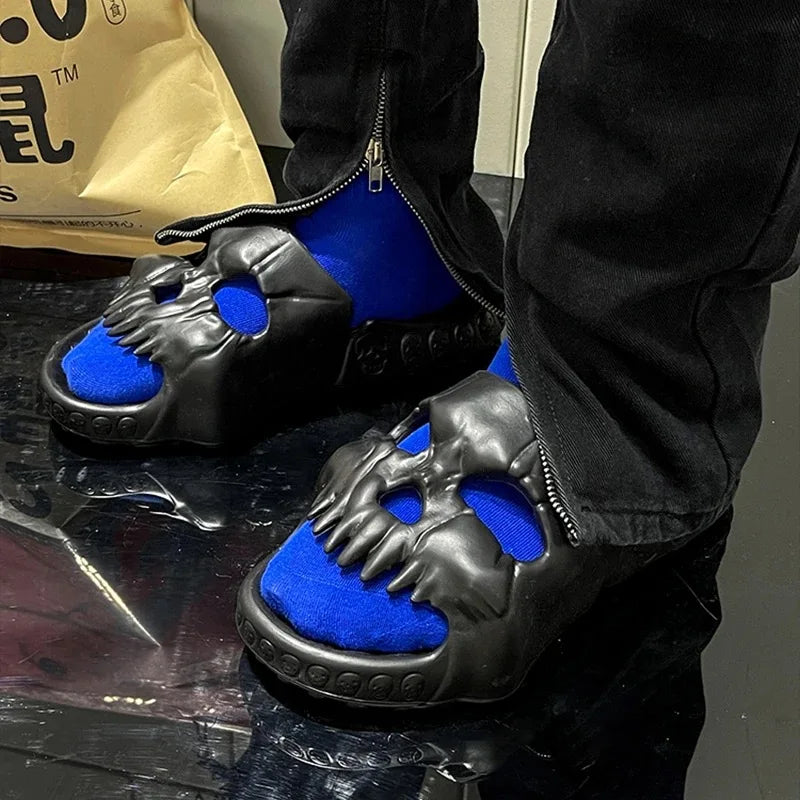 Skull Stompers – Heavy Sole EVA Punk Slides for Men & Women (Summer ‘25 Limited Chaos Edition)