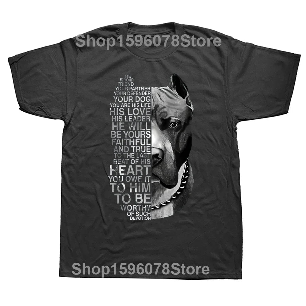 Pitbull Powerhouse Graphic Tee: Hilarious, Heartfelt, and Hardcore Streetwear for Dog Lovers - The Ultimate Birthday Gift