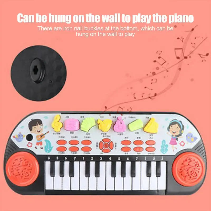Kids Electric Piano Keyboard – Portable Musical Learning Toy With Fun Sounds & Christmas Gift Magic