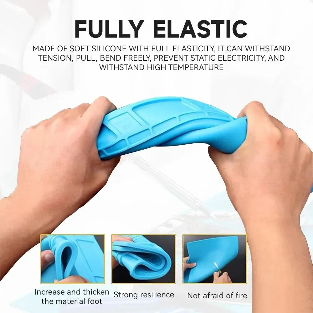 InfernoGrip™ Pro Heat-Resistant Magnetic Soldering Mat – 932°F Anti-Static Silicone Workstation for Electronics Repair