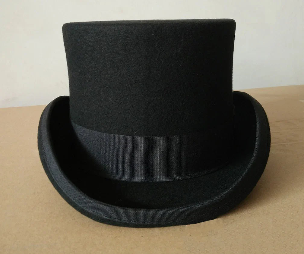 Dead President Society – 100% Wool Gentleman’s Fedora with Magic-Grade Detail and Rebel Feather Finish