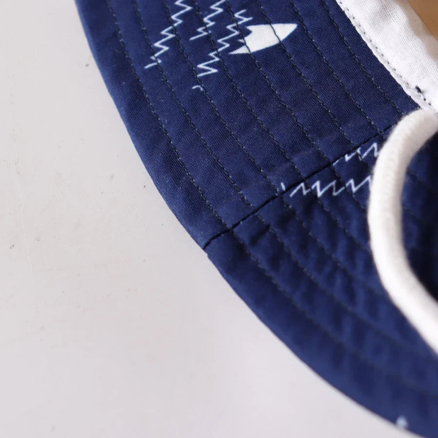 Shark Splash Baby Sun Hat – playful bucket cap with summer-proof UV defense