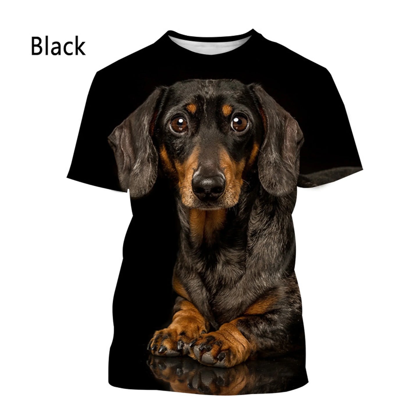 Dachshund 3D printed quick-dry t-shirt – tactical-grade casual tee for men & women XXL to 6XL ⚡🐶