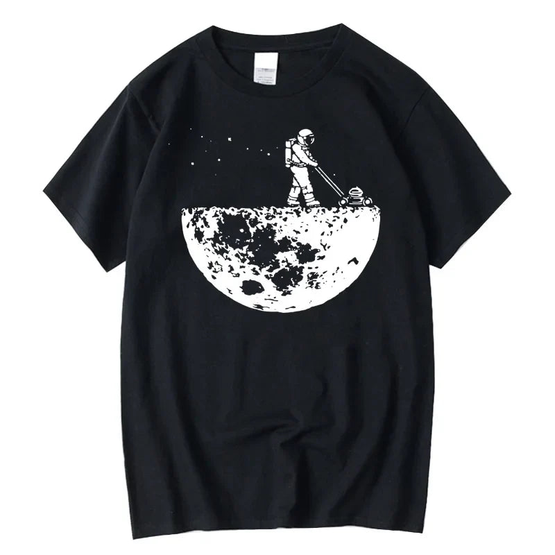 Lunar Cleaner Cotton Graphic Tee For Men – High Quality Casual Hip Hop O-Neck Summer T-Shirt
